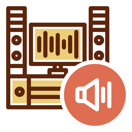 sistema de sonido icono gratis
