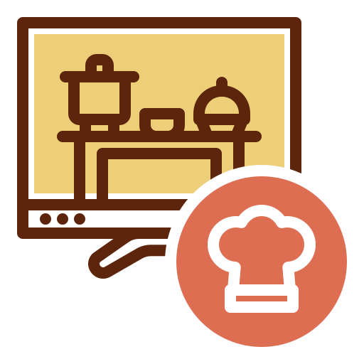 programa de cocina icono gratis