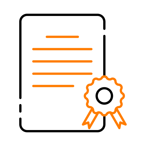 certificado icono gratis