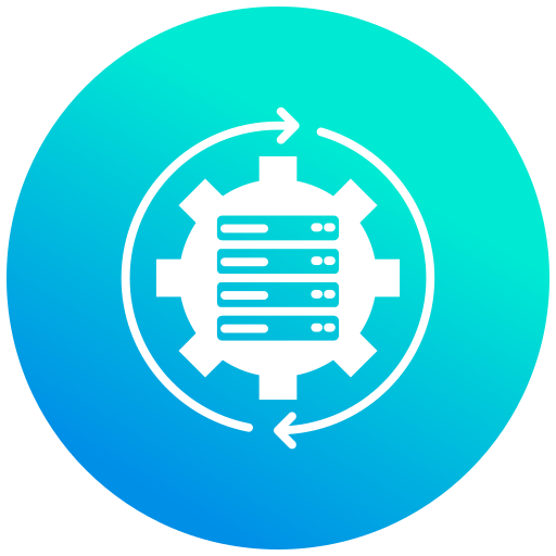 procesamiento de datos icono gratis