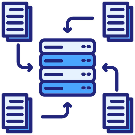 recopilación de datos icono gratis