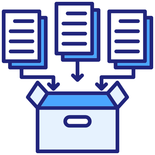 recopilación de datos icono gratis