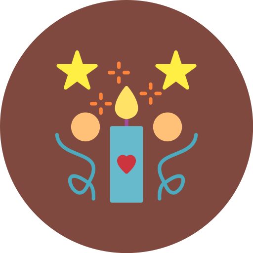 bougie Icône gratuit