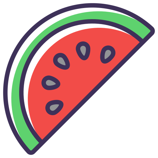 sandía icono gratis