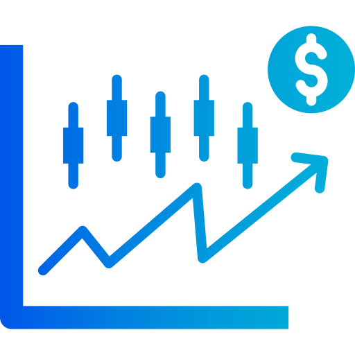 bolsa de valores icono gratis