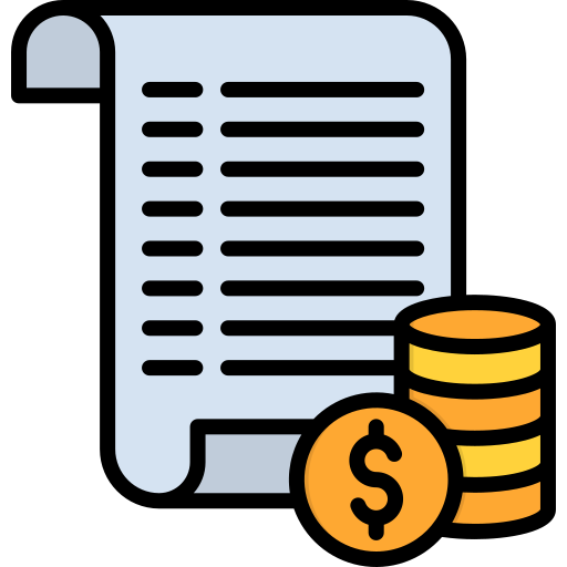 lista de precios icono gratis