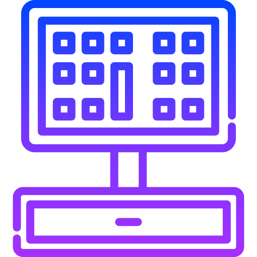 caja registradora icono gratis