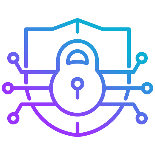 la seguridad cibernética icono gratis