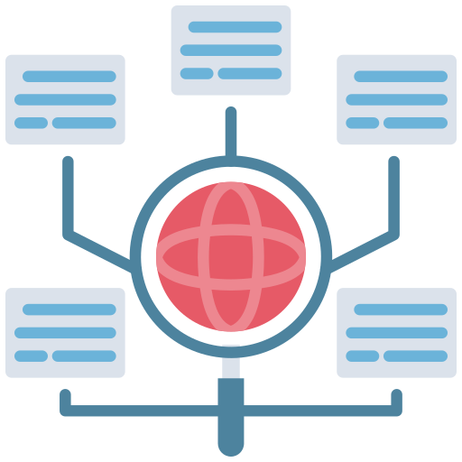 clasificación de datos icono gratis