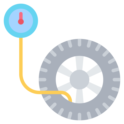 presión de llanta icono gratis