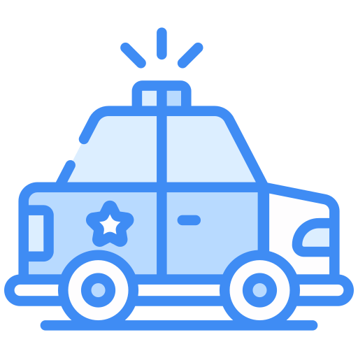 carro de polícia grátis ícone