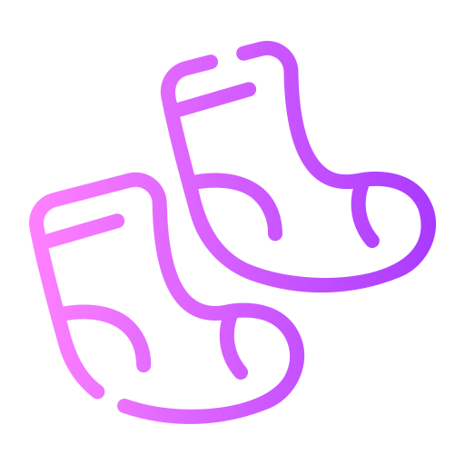 calcetines de bebe icono gratis