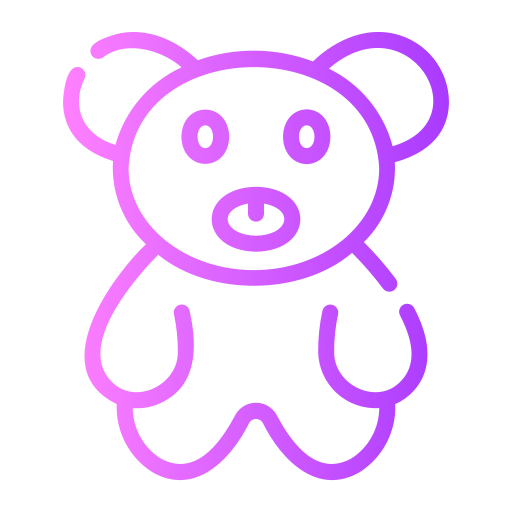 oso de peluche icono gratis