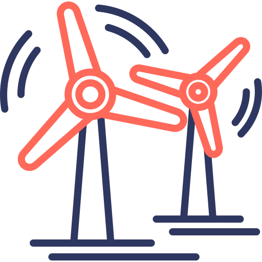 Ветряная энергия бесплатно иконка