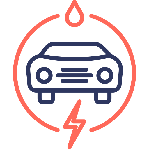 Гибридный автомобиль бесплатно иконка Гибридный автомобиль бесплатно иконка