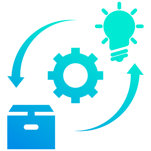 innovación de producto icono gratis