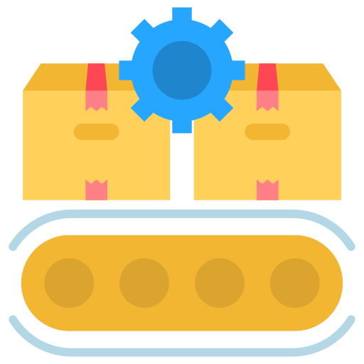 생산 라인 무료 아이콘