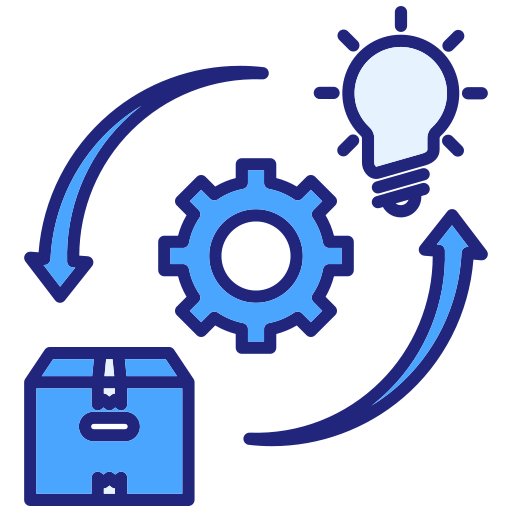 innovación de producto icono gratis