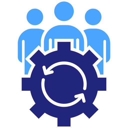 trabajo en equipo icono gratis