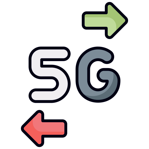 datos 5g icono gratis