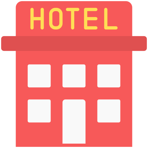 alojamiento de hotel icono gratis