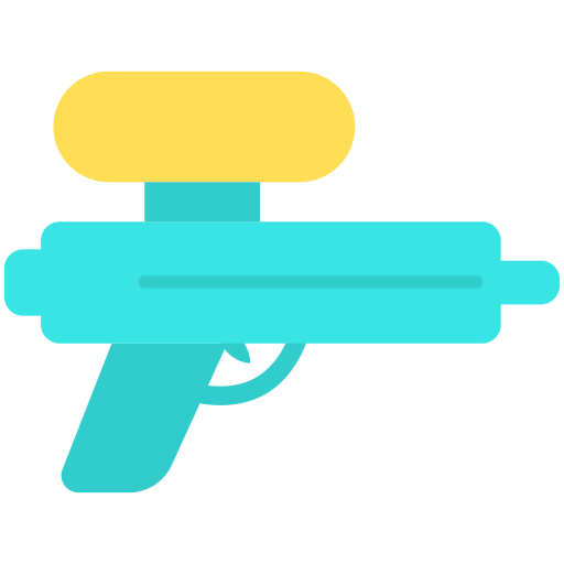 pistola de agua icono gratis