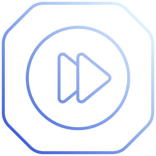 flechas de avance rápido icono gratis