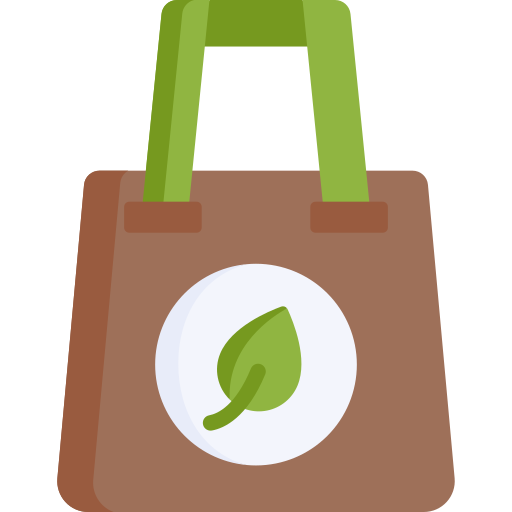 bolsa ecológica icono gratis