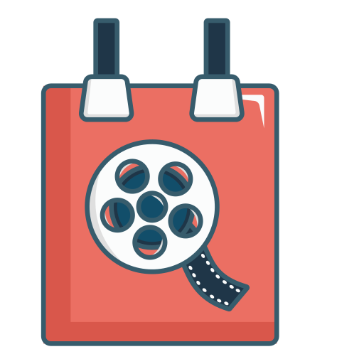 cartel de la película icono gratis