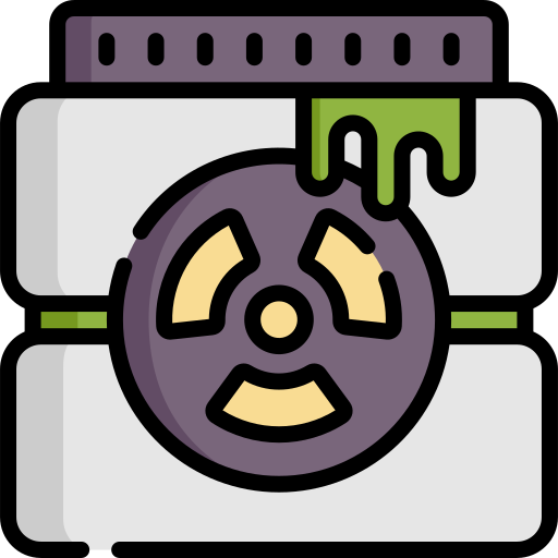 residuos tóxicos icono gratis