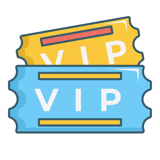 billet vip Icône gratuit billet vip Icône gratuit