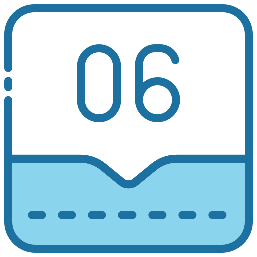 six Icône gratuit six Icône gratuit