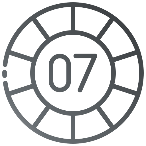 sieben kostenlos Icon sieben kostenlos Icon