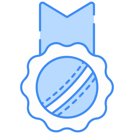 medalla de críquet icono gratis