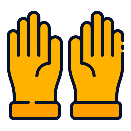 guantes de limpieza icono gratis