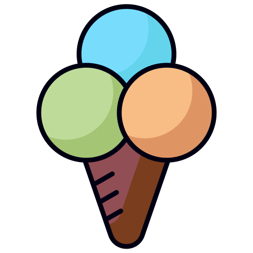 cucurucho de helado icono gratis