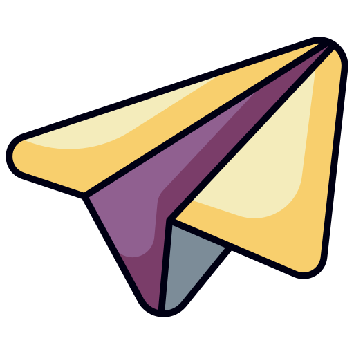 Paper plane free icon