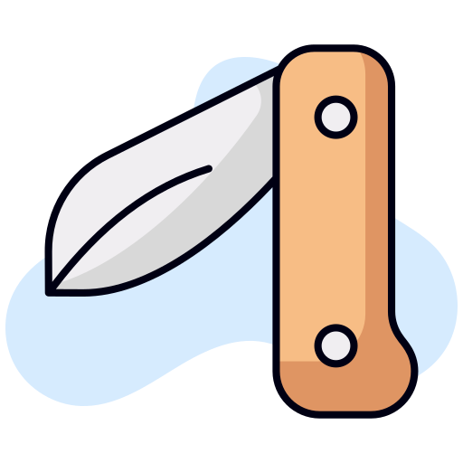 cuchillo de bolsillo icono gratis