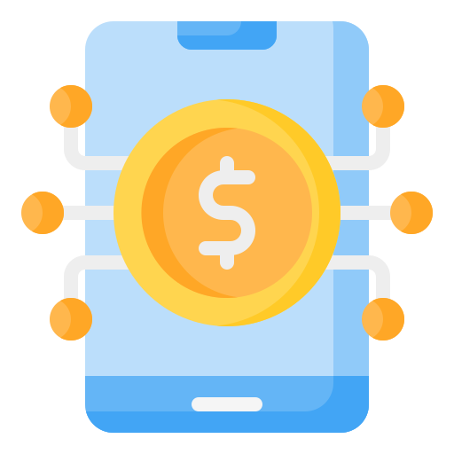 Digital money free icon Digital money free icon