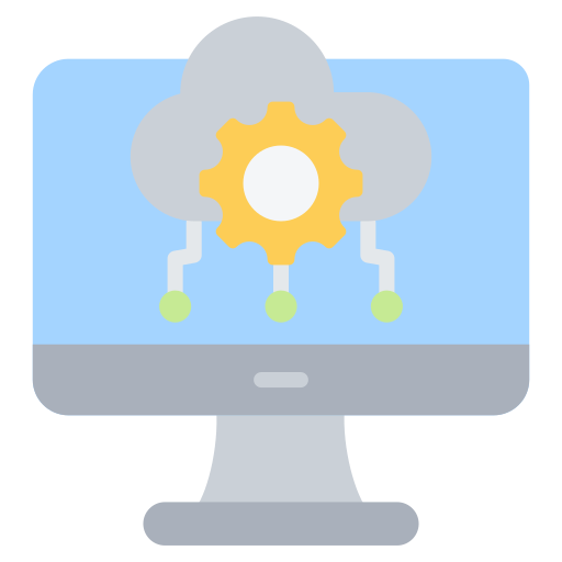 computación en la nube icono gratis
