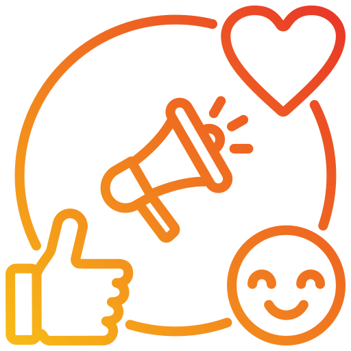 medios de comunicación social icono gratis