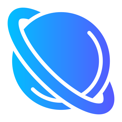 Neon planet free icon Neon planet free icon