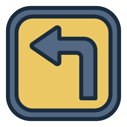 biegen sie links ab kostenlos Icon