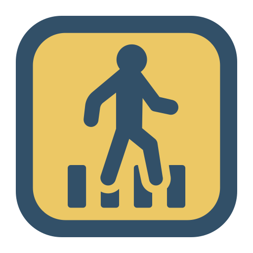 Crosswalk free icon