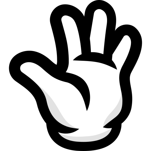 mano icono gratis
