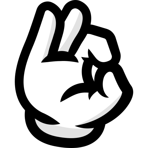 de acuerdo icono gratis