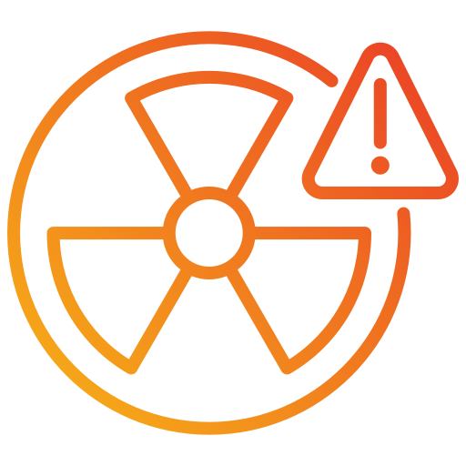 radioactif Icône gratuit