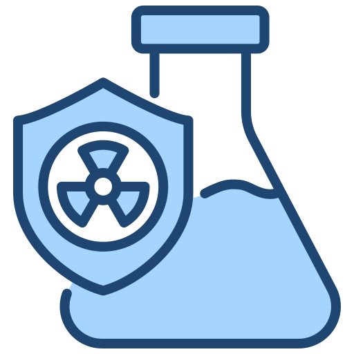 seguridad química icono gratis