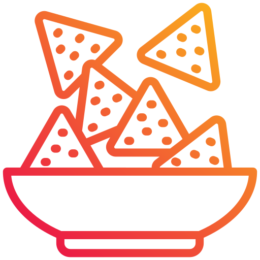 nachos grátis ícone nachos grátis ícone