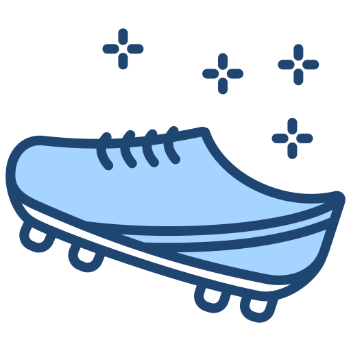 zapatos de fútbol icono gratis